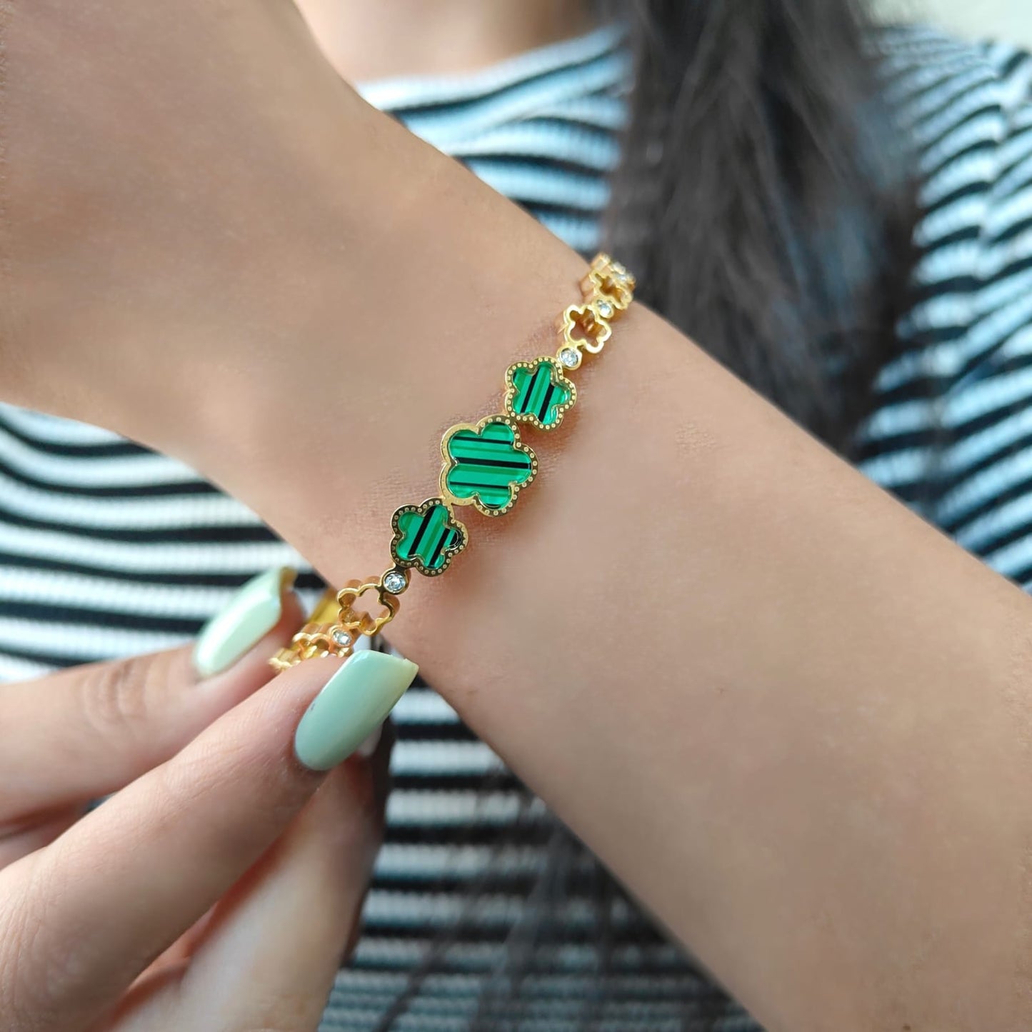 EMERALD DIAMOND BRACELET