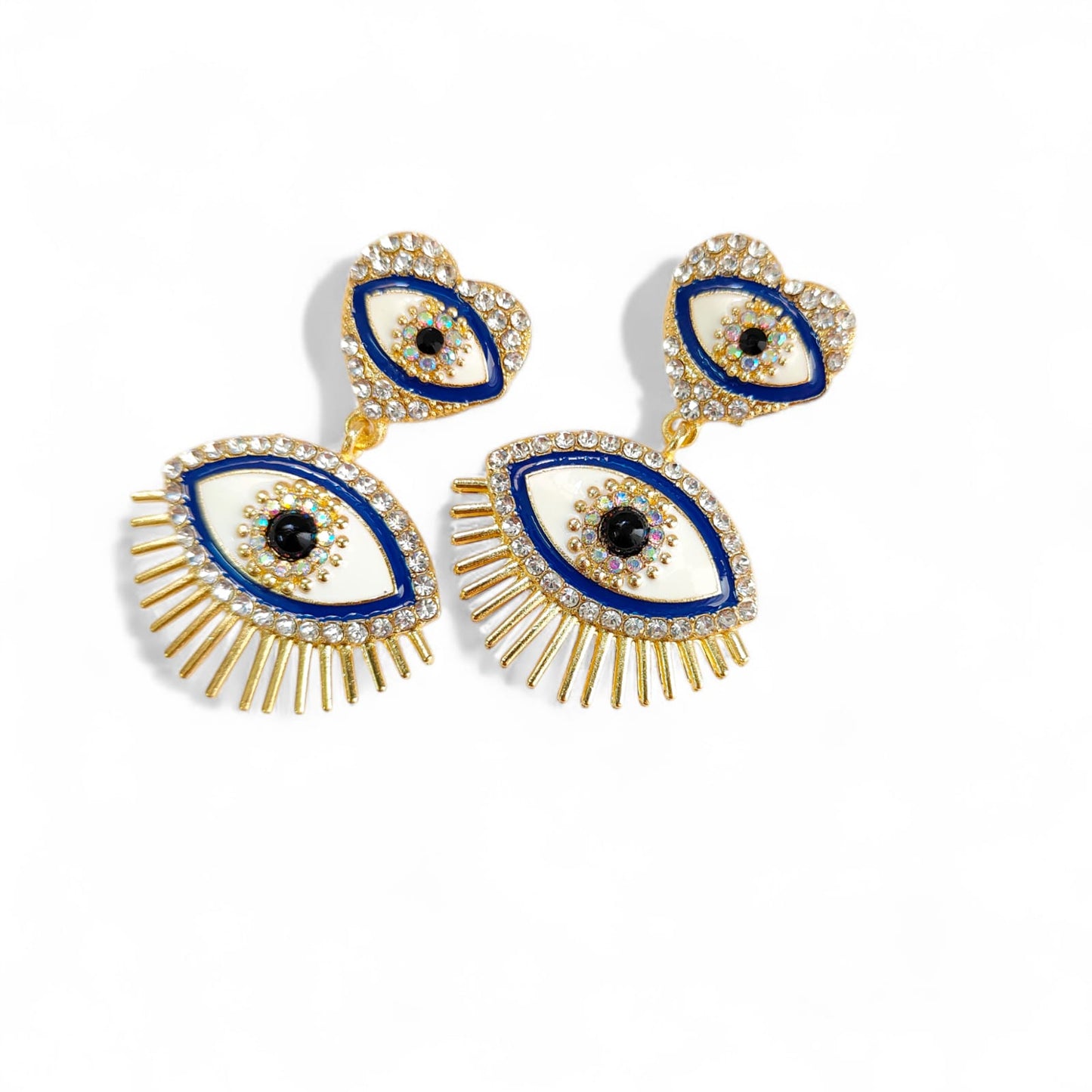 EVIL EYE STATEMENT EARRING
