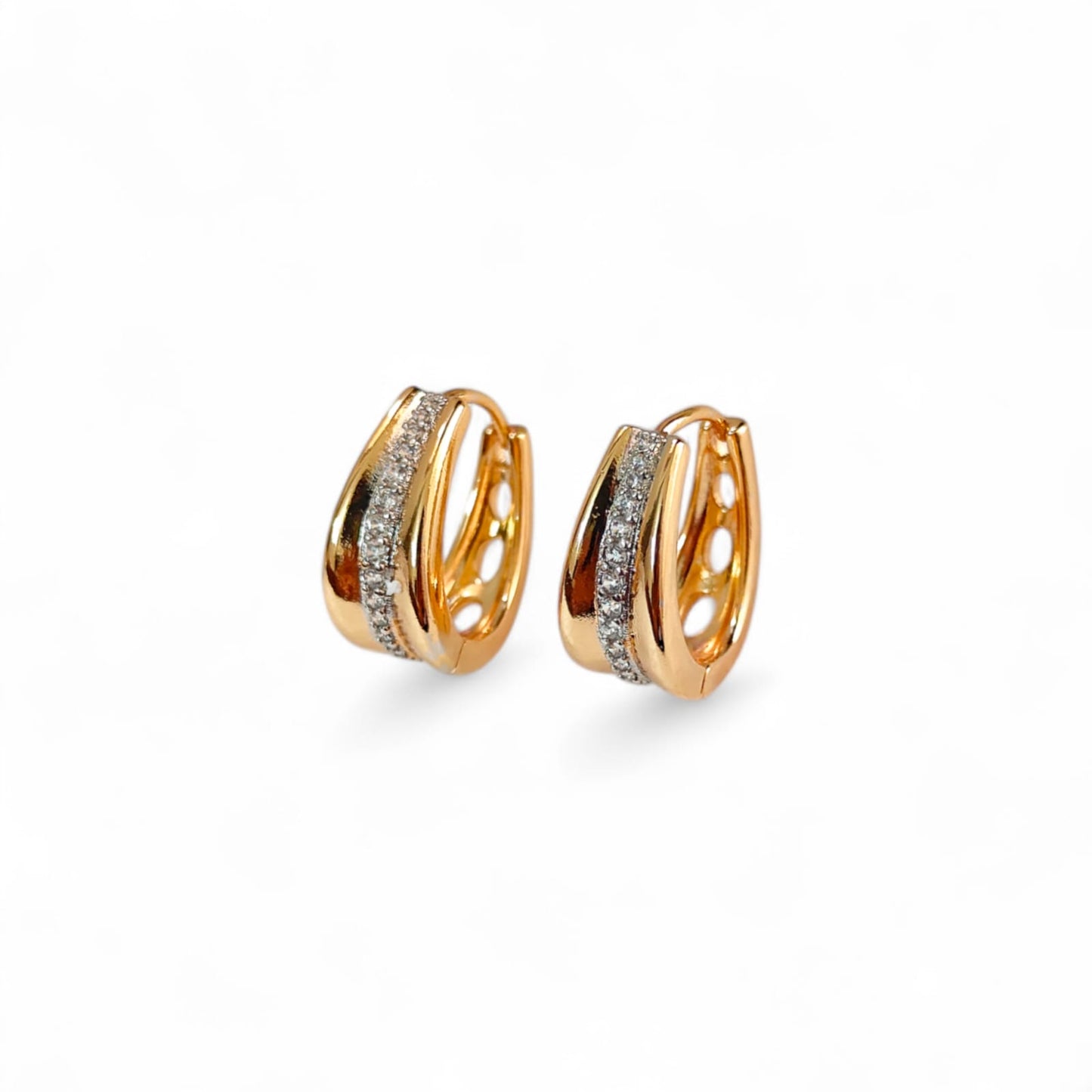 CRYSTAL HOOPS