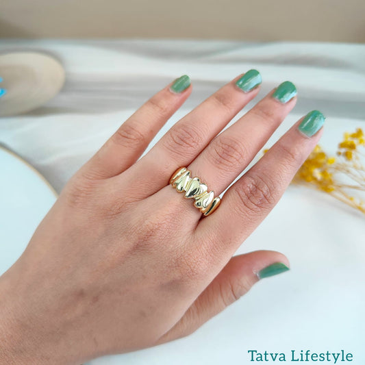 HEART BAND RING