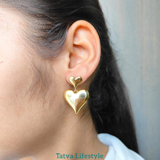 HEART DROP EARRING