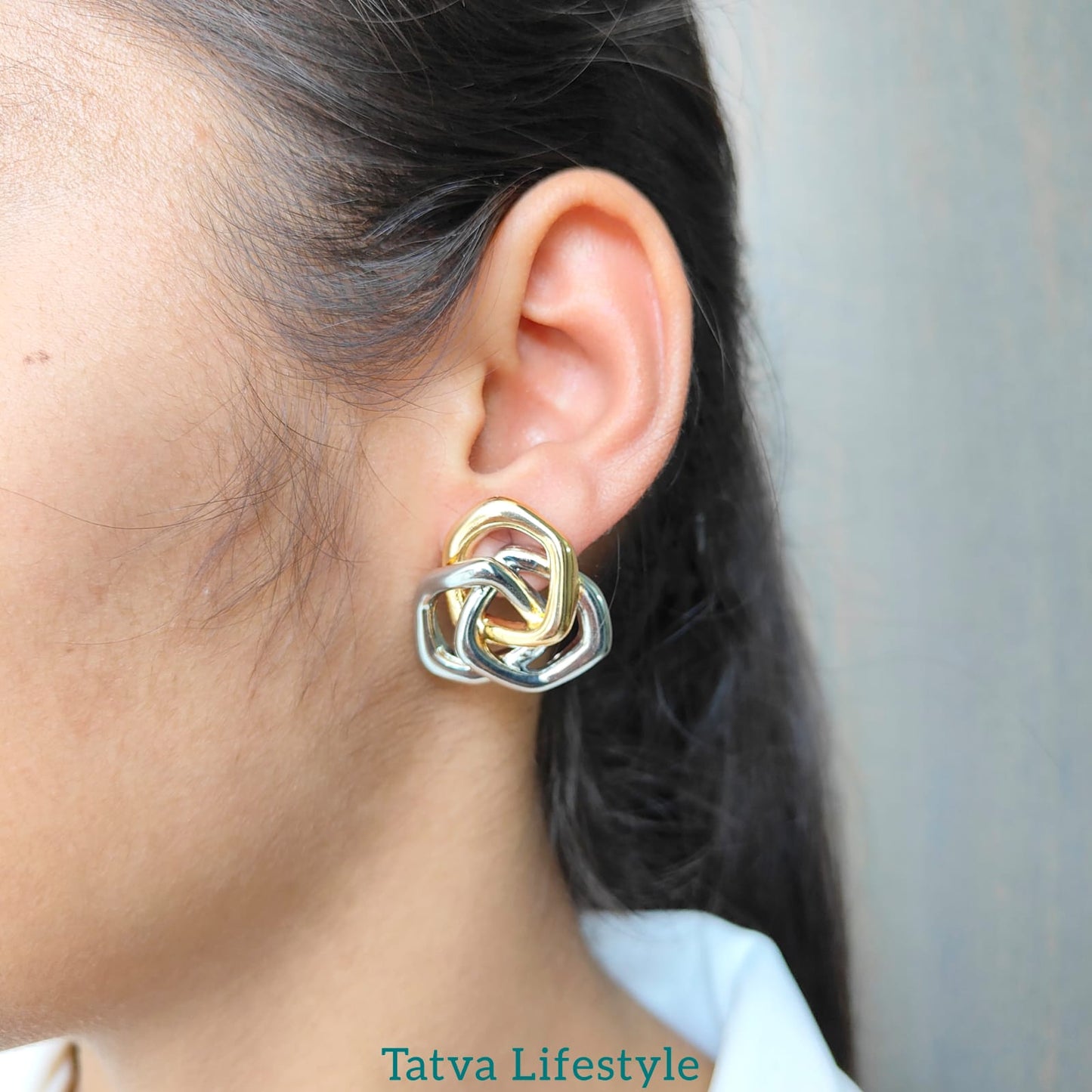STATEMENT DUAL TONE STUD