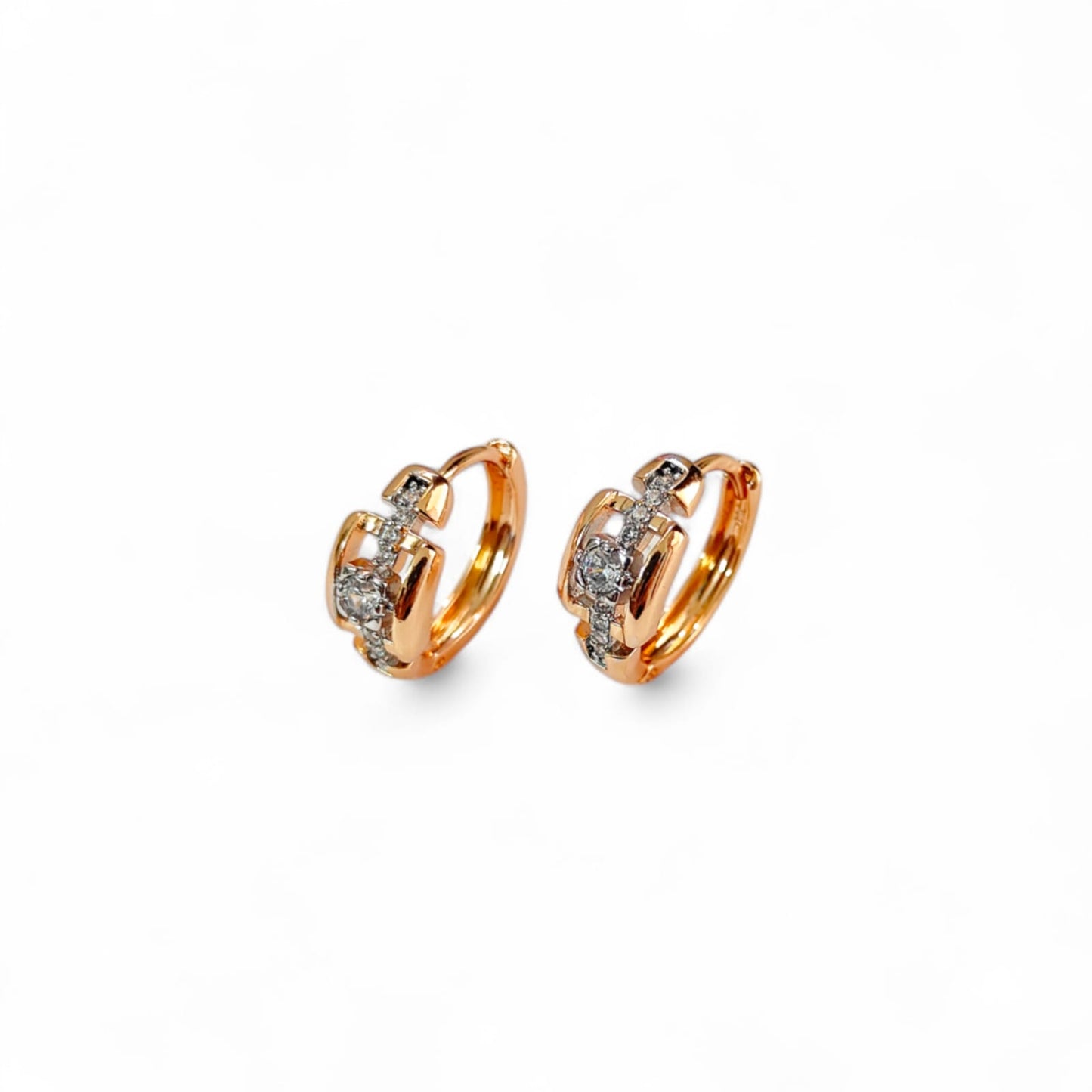 BLOOM ROSEGOLD HOOPS