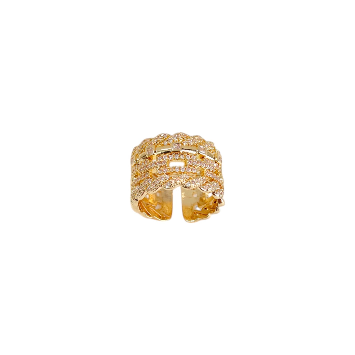 BROAD DIAMOND RING